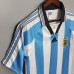 Argentina 1998 World Cup Home White&Blue Soccer Jersey